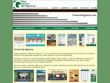 Tablet Screenshot of greenadagency.com